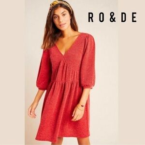 Anthropologie | RO & DE Laura Puff Sleeve Tiered Dress
